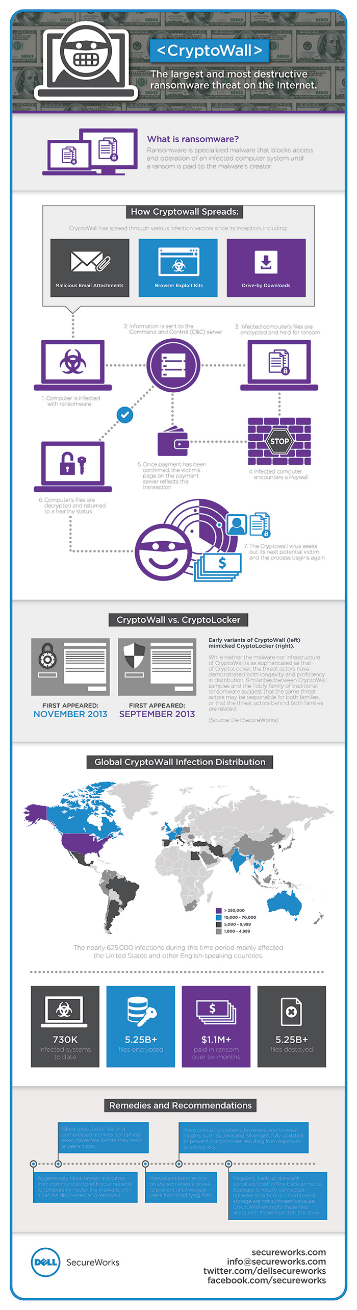 Cryptowall Ransomware Infographic